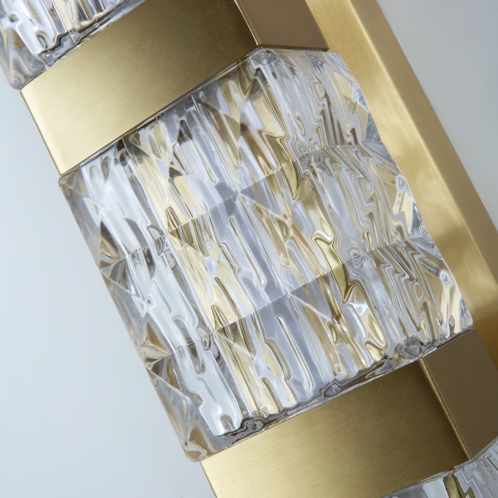 Custom Copper Modern Luxury LED Sconce Gold Crystal Vintage Design New Square Wall Bracket for Hotel Rooms Living Room Wall Lamp - Image 3