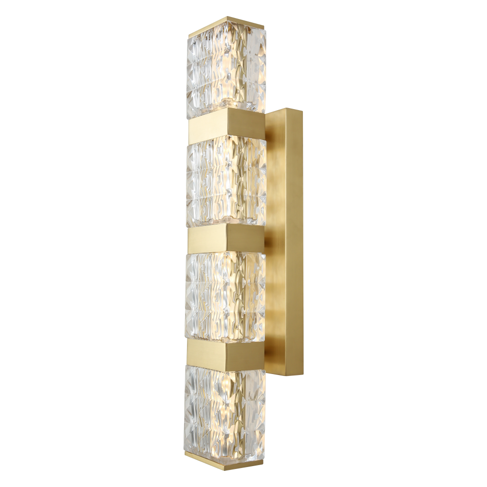 Custom Copper Modern Luxury LED Sconce Gold Crystal Vintage Design New Square Wall Bracket for Hotel Rooms Living Room Wall Lamp - Image 4