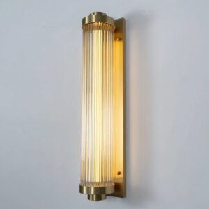 Custom Copper Decorative Hotel Wall Mount Golden Black Body Color Crystal Glass LED Sconces Wall Lights for Bedroom