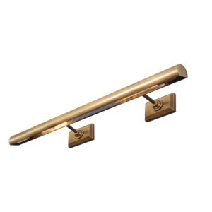 Custom Antique Brass Wall Bracket Hotel Bedroom LED Picture Lights Vanity Mirror Brass Wall Picture Frame Lighting for Pictures