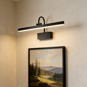 Copper Acrylic Modern Black Picture Lights Ideal Wall mounted Lighting Fixtures for Artwork Photographs & Gallery Displays