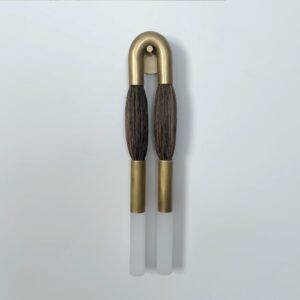Copper Modern Industrial Artificial Animal Hair Wall Lamp Sconce Hotel Bedroom Bed Corridor Background Wall Decor Light