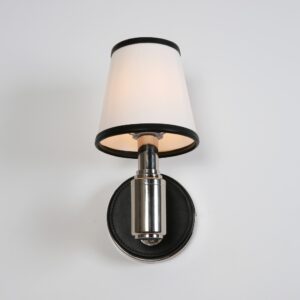Custom Copper Fabric Modern Hotel Bedroom Bedside Lighting Reading Lamp Luminous Cloth Body LED Leather Wall Lamp light