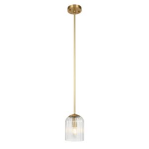 Kitchen Pendant Light Modern Copper Crystal Pendant Light Fixtures Adjustable Pendant Lighting for Kitchen Island Dining Room