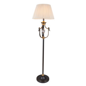 Factory Custom Copper fabric Nordic Modern Standing Eye Protection Smart Interior Design Golden Floor Lamp