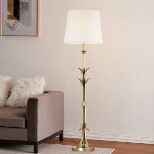 Brass fabric Lamps and Bed Side Decorative Design Table Lamps Gold Polished Desk Lamp for Livingroom or Bedroom