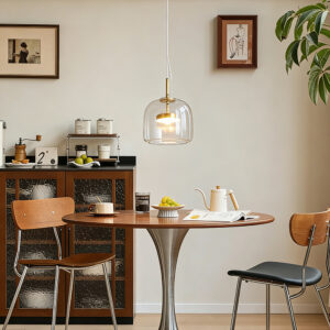 Copper Modern Hanging Glass Decor Light Pendant Lamp Fixture Restaurant Dining Room Home Glass Light Chandelier
