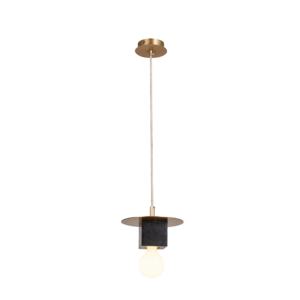 Copper marble New Terrazzo Chandelier Modern Creative Magic Cube Flying Saucer Bedroom Bedside Small Pendant Lights