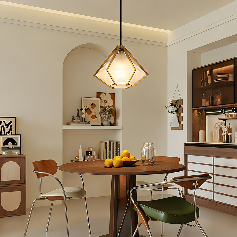 Copper Modern Cafe Bar Counter Restaurant Deco Turkish Pendant Lamp Bedside Art Lamps Clear Green white Glass Single Head