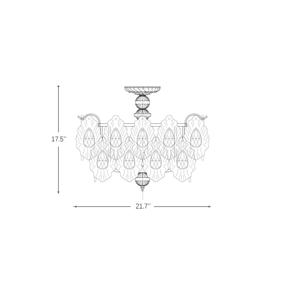 Copper Promotional Nordic Minimalist Modern Living Room Lamp Dining Room Bedroom Crystal Lamp Retro French Hall ceiling light - Image 5