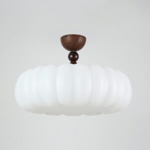 Copper Modern Minimalist Cream Style Pendant Full-Spectrum LED Ceiling Lamp for Children's Main Bedroom Eye-Friendly for Living