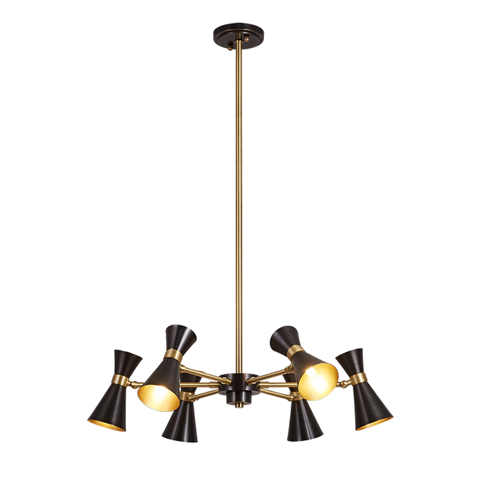 Copper Nordic Modern LED Pendant Light Living Room Lighting Grand Style Bedroom Dining Lighting Minimalist Home Chandelier - Image 2