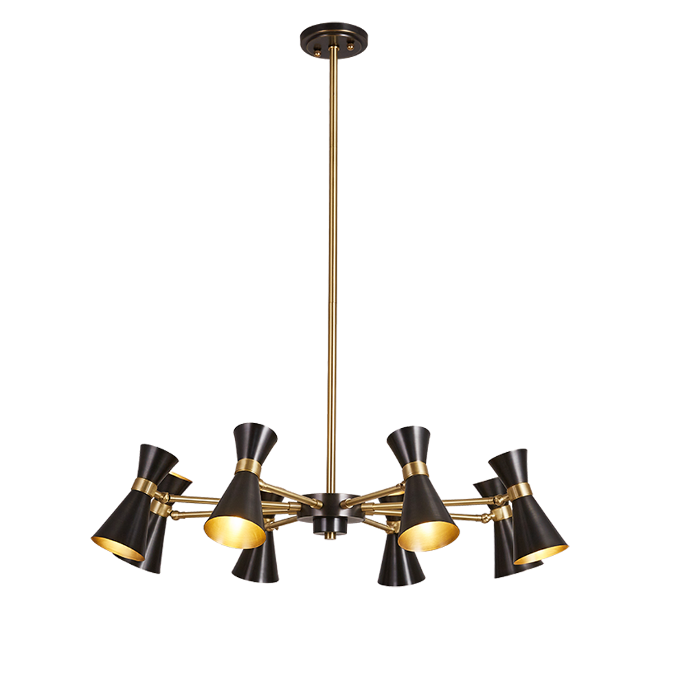 Copper Nordic Modern LED Pendant Light Living Room Lighting Grand Style Bedroom Dining Lighting Minimalist Home Chandelier - Image 4