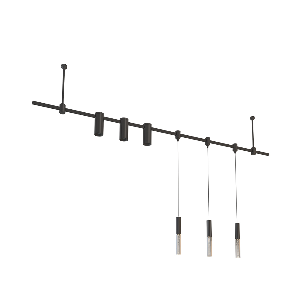 Copper Track Ceiling Light Customized House Combination Modern Line Pendant Light for Kitchen Island Dining Table Living Room - Image 2