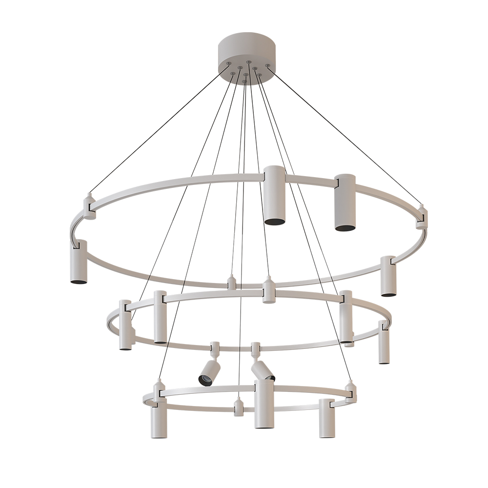 Modern Creative Copper LED Track Light with Smart Control and Dimmable Features Minimalist Design for Round Square Track Rails - Image 4