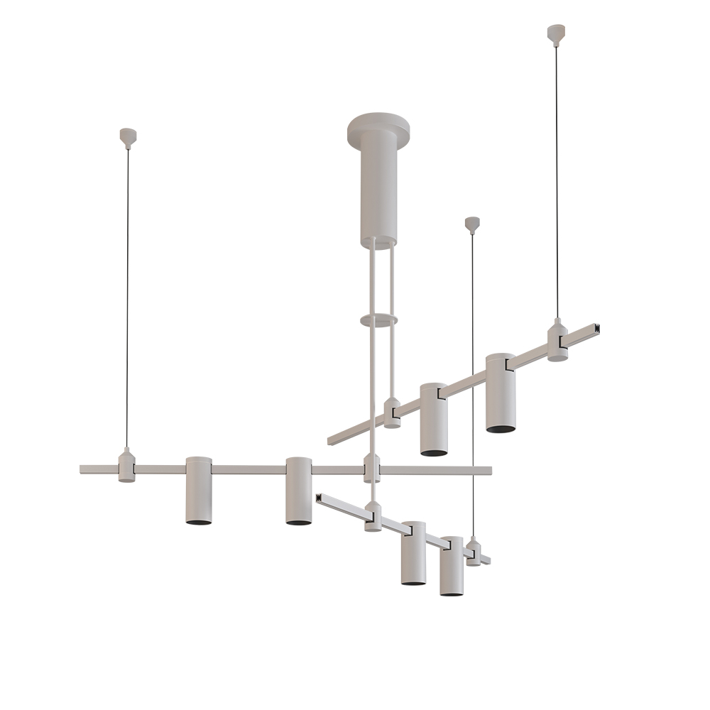 Modern Minimalist Copper LED Linear Track Light 24V Ceiling Lamp Dimmable Adjustable Track Rail for Apartment Home Living Room - Image 2