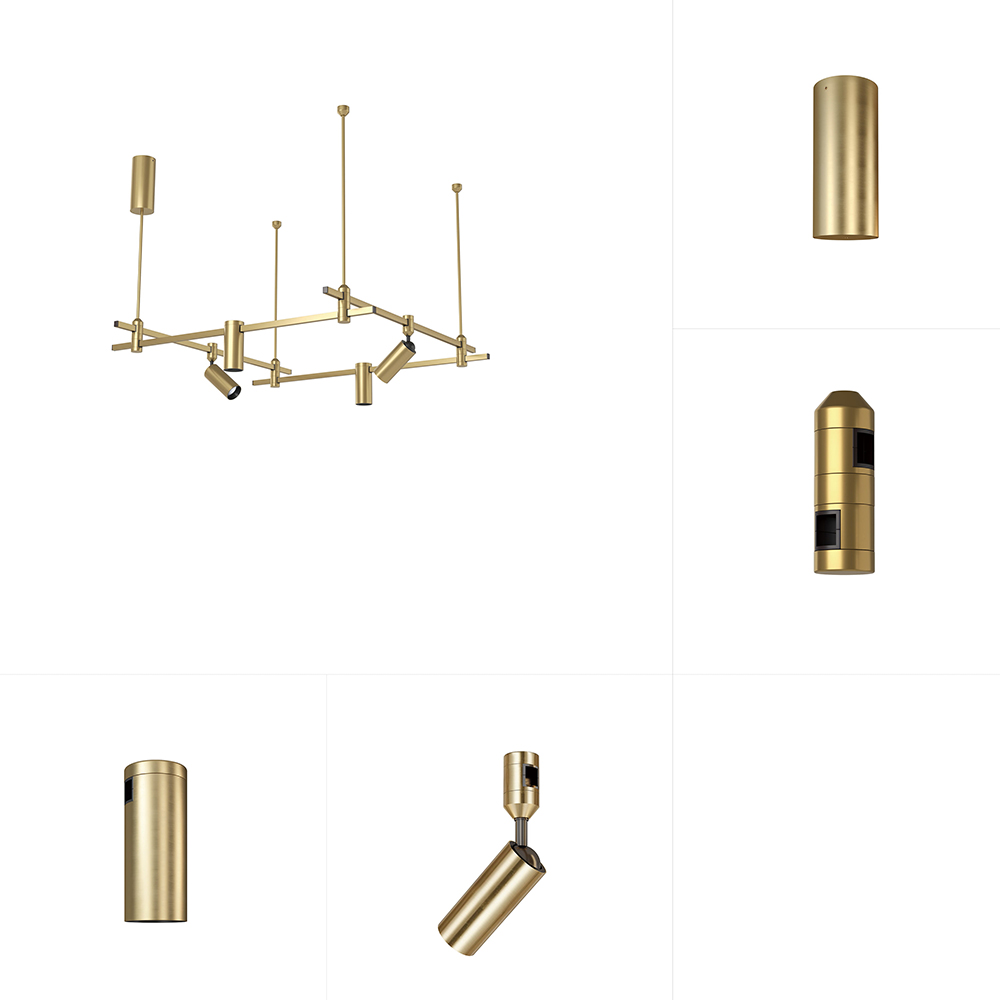 New Design Ring Brass Chandeliers Lighting Large Led Copper Luxury Lighting Ceiling Chandelier Living Room Engineering Project - Image 3