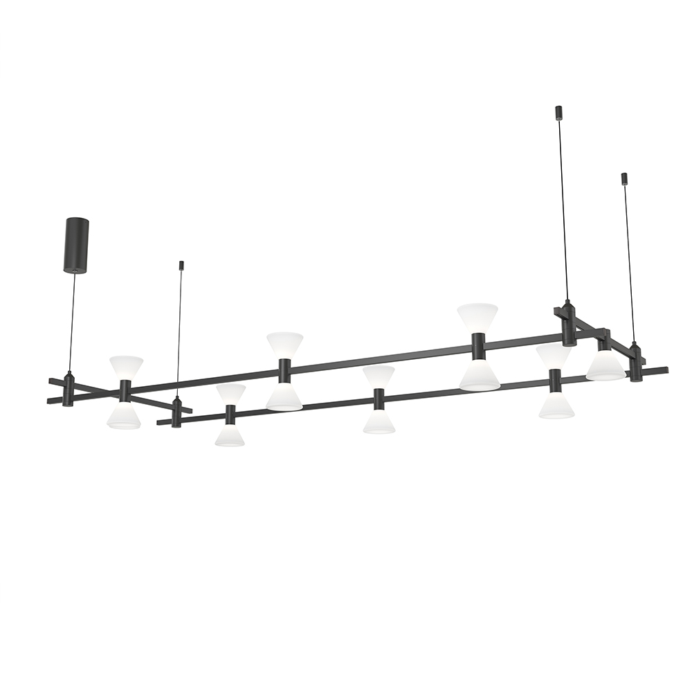 Modern Supermarket Hotel Copper Spotlight Hanging Rail LED Spot Light Tracklight Commercial Magnetic LED Track Light - Image 2