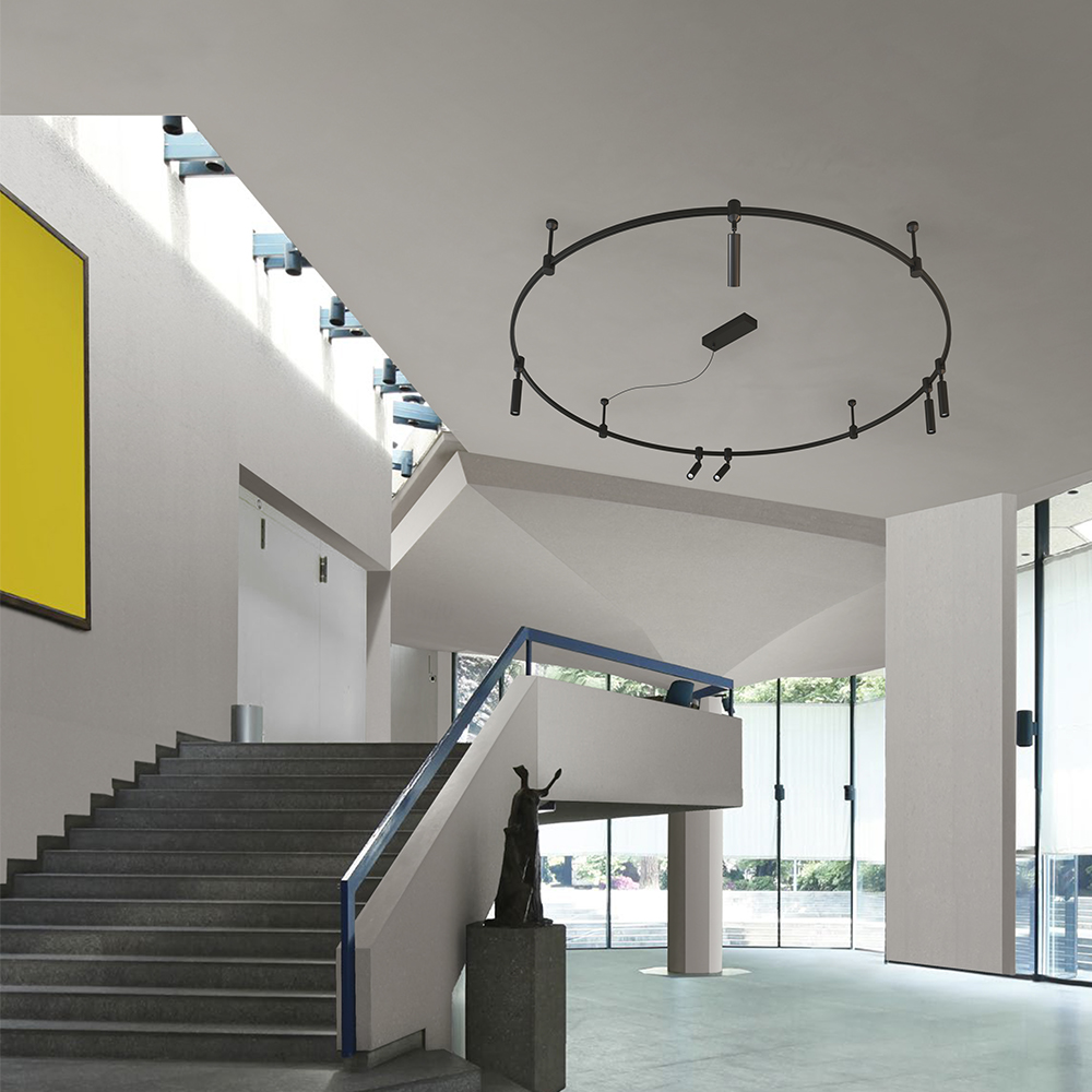 LED Linear Lamps Custom Diameter Size Track LED Circular Modern LED Circular Lamps Track Light Fixture System - Image 2