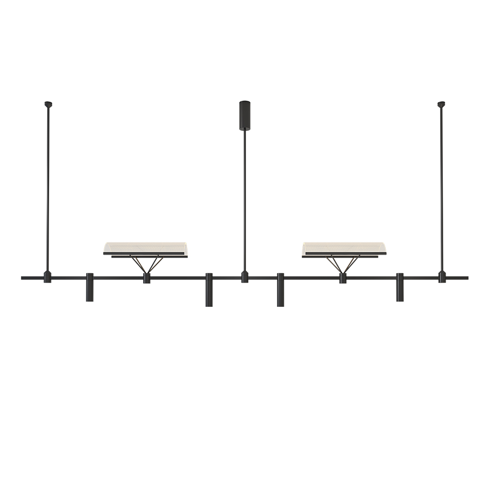 Minimalist Kitchen Nordic Design Stainless Steel Crystal Strip Chandelier Customizable Color 5-Year Warranty Studio/Office - Image 3