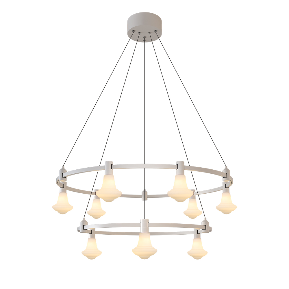 Contemporary Luxury Lighting Indoor Brass Chandelier LED Ceiling Lamp 8-Light Decorative Chandelier Modern Pendant Light - Image 3