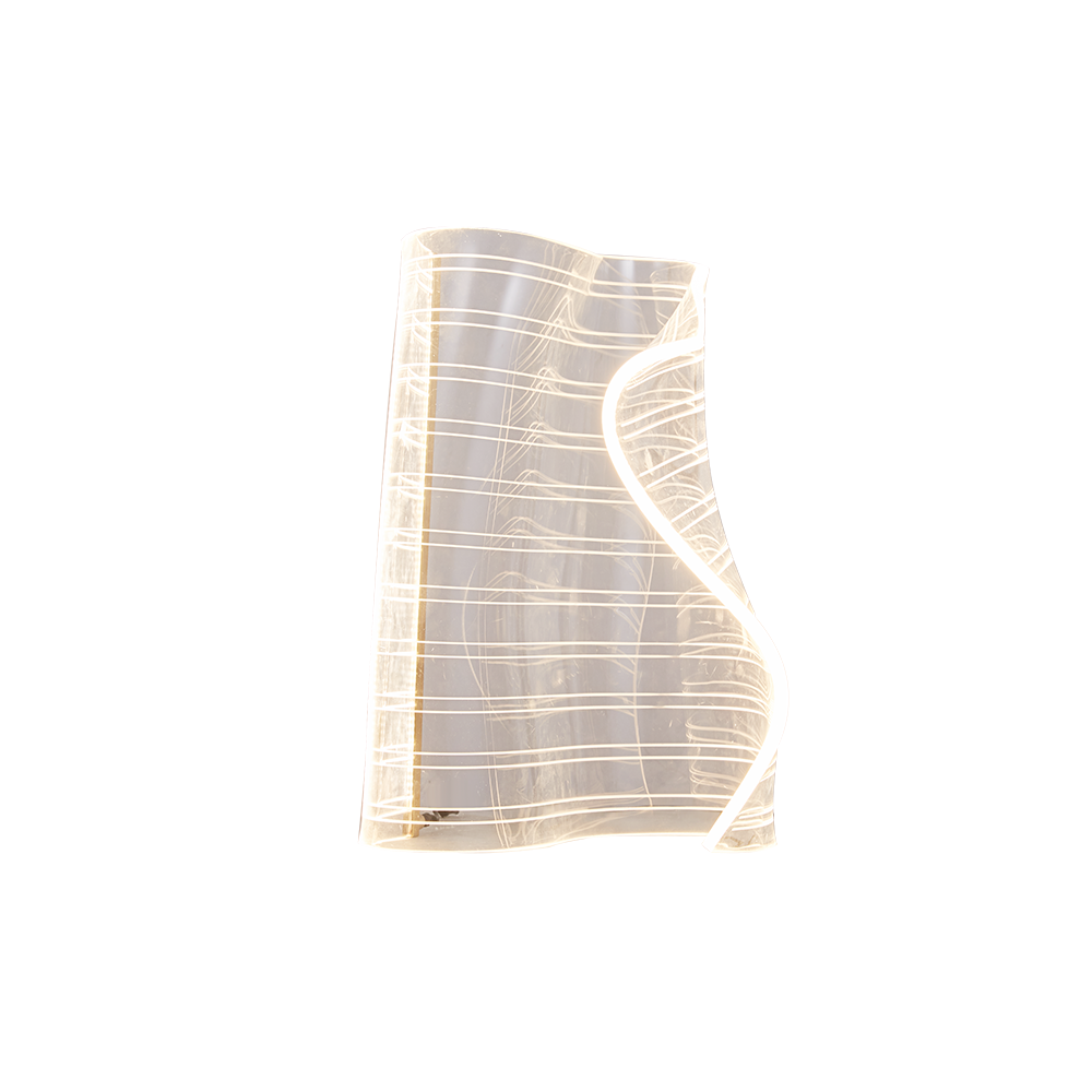 Copper Modern Creative Acrylic Paper Lamps Minimalist Custom Table Lamp Home Deco Bedroom Bedside Table Lamps - Image 2