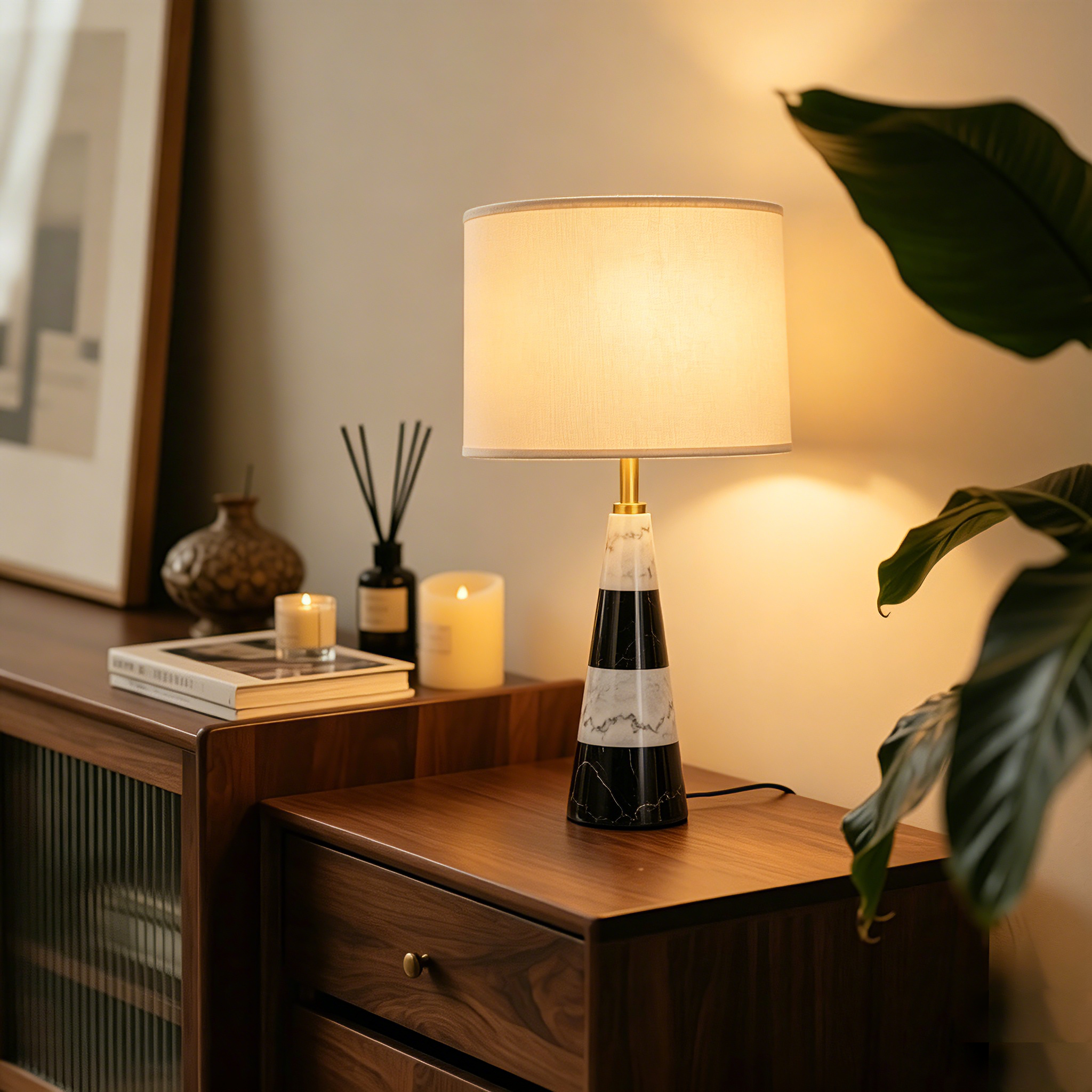 Custom Copper fabric Modern Led Desk Lamparas Design Decoration Bedroom Light Reading Lights Nordic Luxury Table Lamp - Image 4
