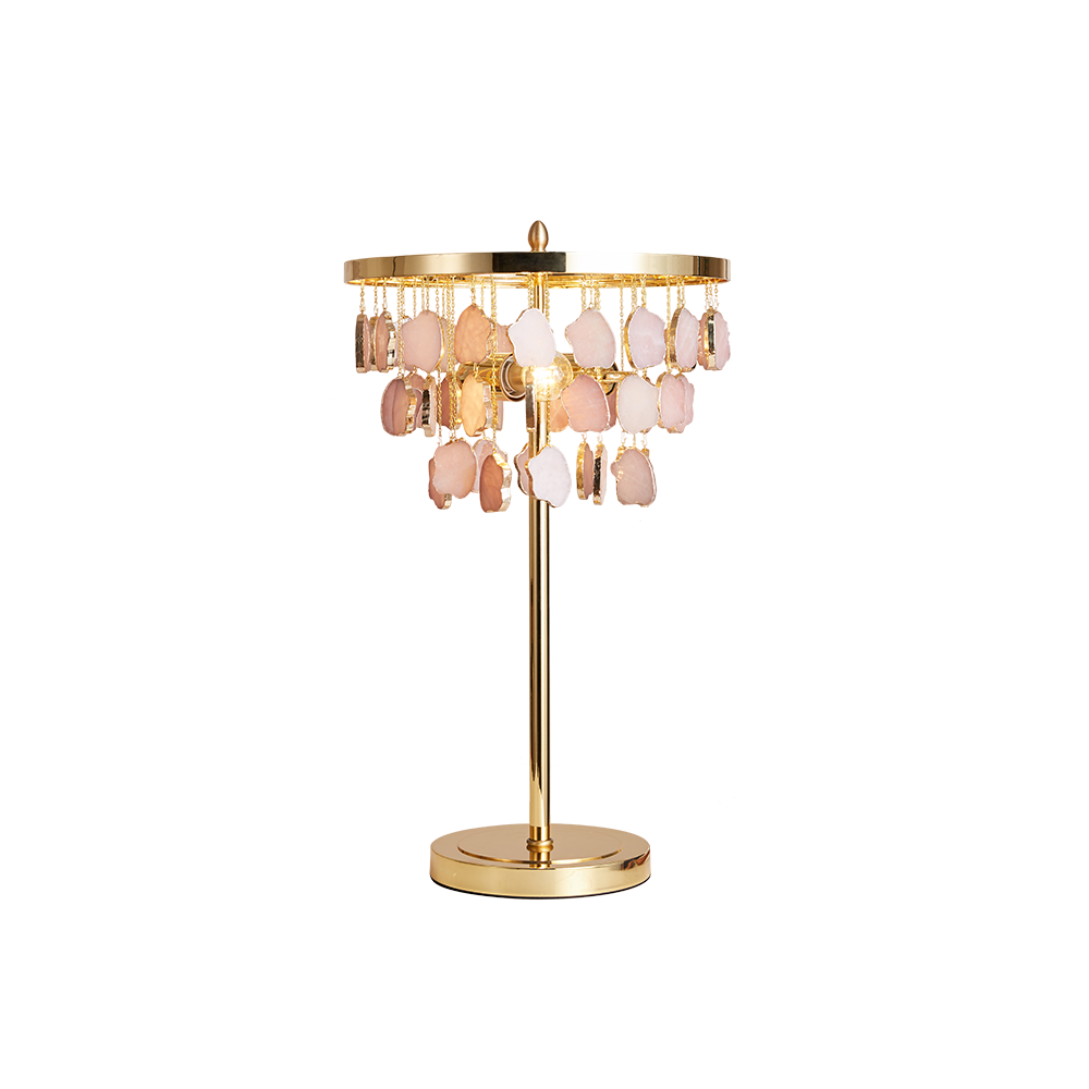 Copper Scandinavian Modern Vintage Bedroom Table Lamp Rustic Iron Body With Large Round Shade AC Powered Warm White LED Light - Image 2
