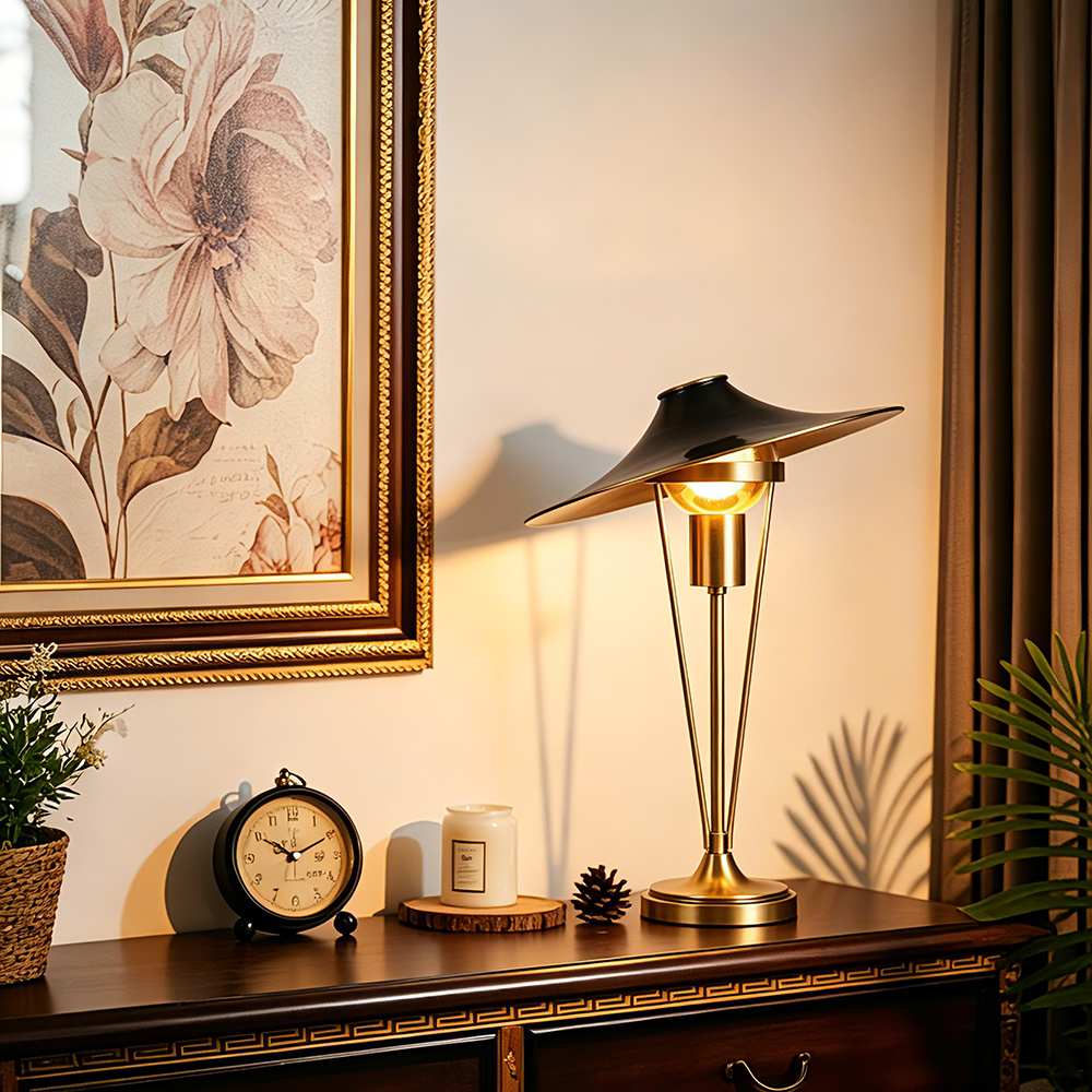 Custom Copper Nordic Personality Table Lamp Postmodern Creative Bedroom Den Designer Model Room Bedside Decorative Lamp - Image 4