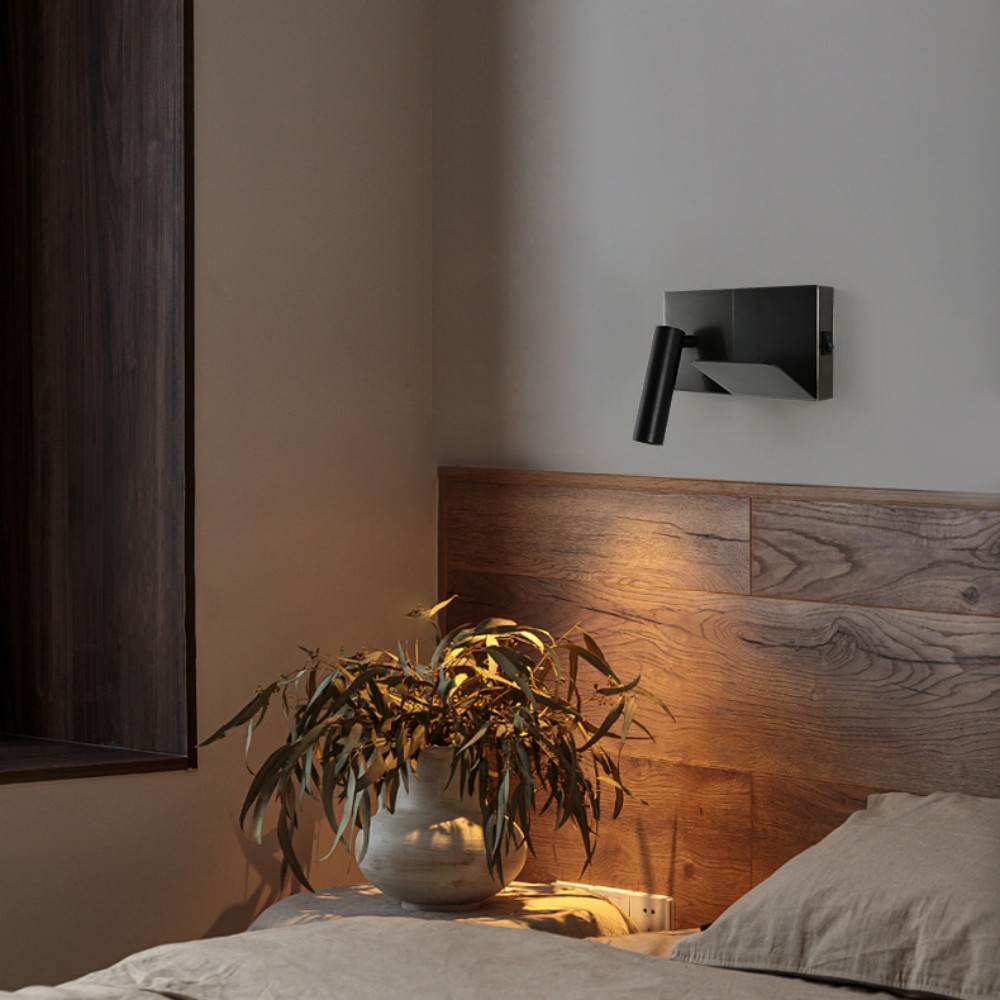Wall Lamp Modern Wall Lamp LED Wall Light Copper Reading Decorative Lighting Fixture for Bedroom Hotel Villa Interior Decoration - Image 3