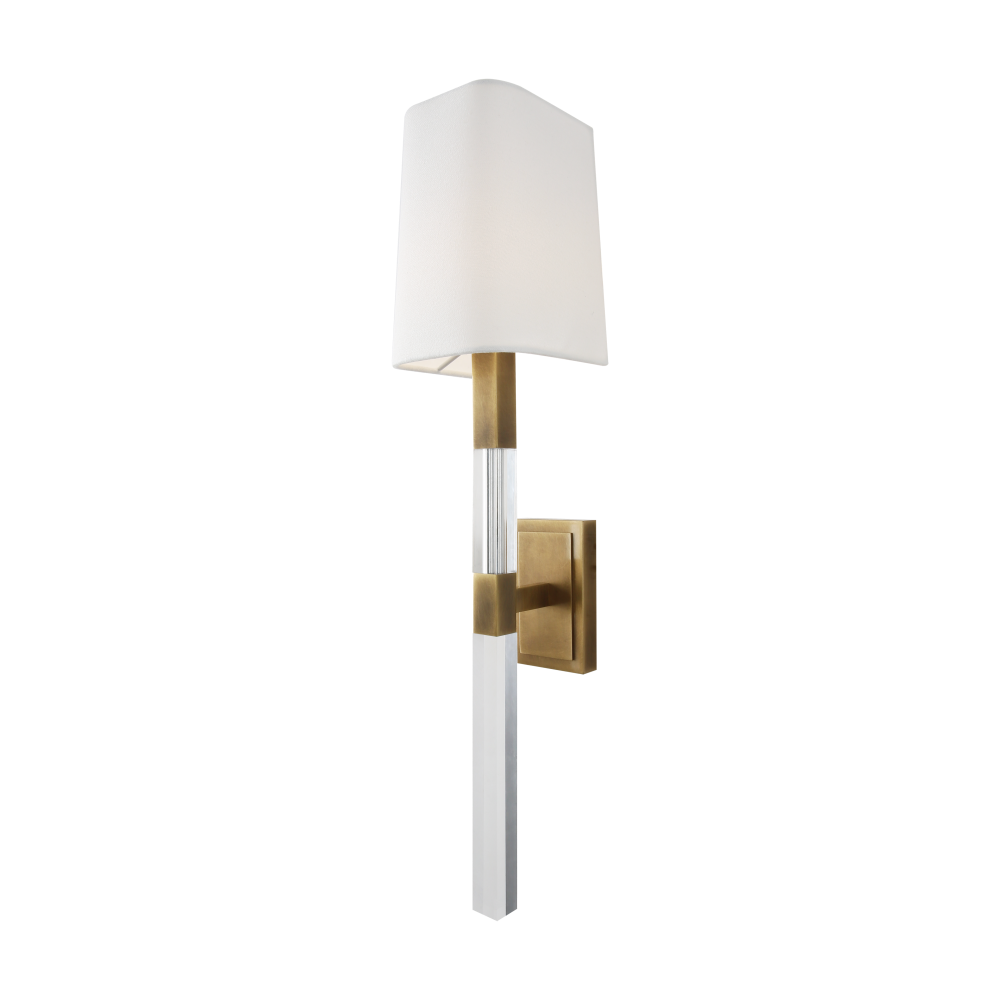 Modern LED Wall Lamp Copper Acrylic Fabric Shade Elegant Fixture Decorative Indoor Lighting for Bedroom Living Room Hotel Design - Image 4