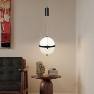 Pendant Light Glass Brass Lighting Fixture Modern Globe Shade Decorative Luxury Indoor Bedroom Dining Room Home Hotel Design