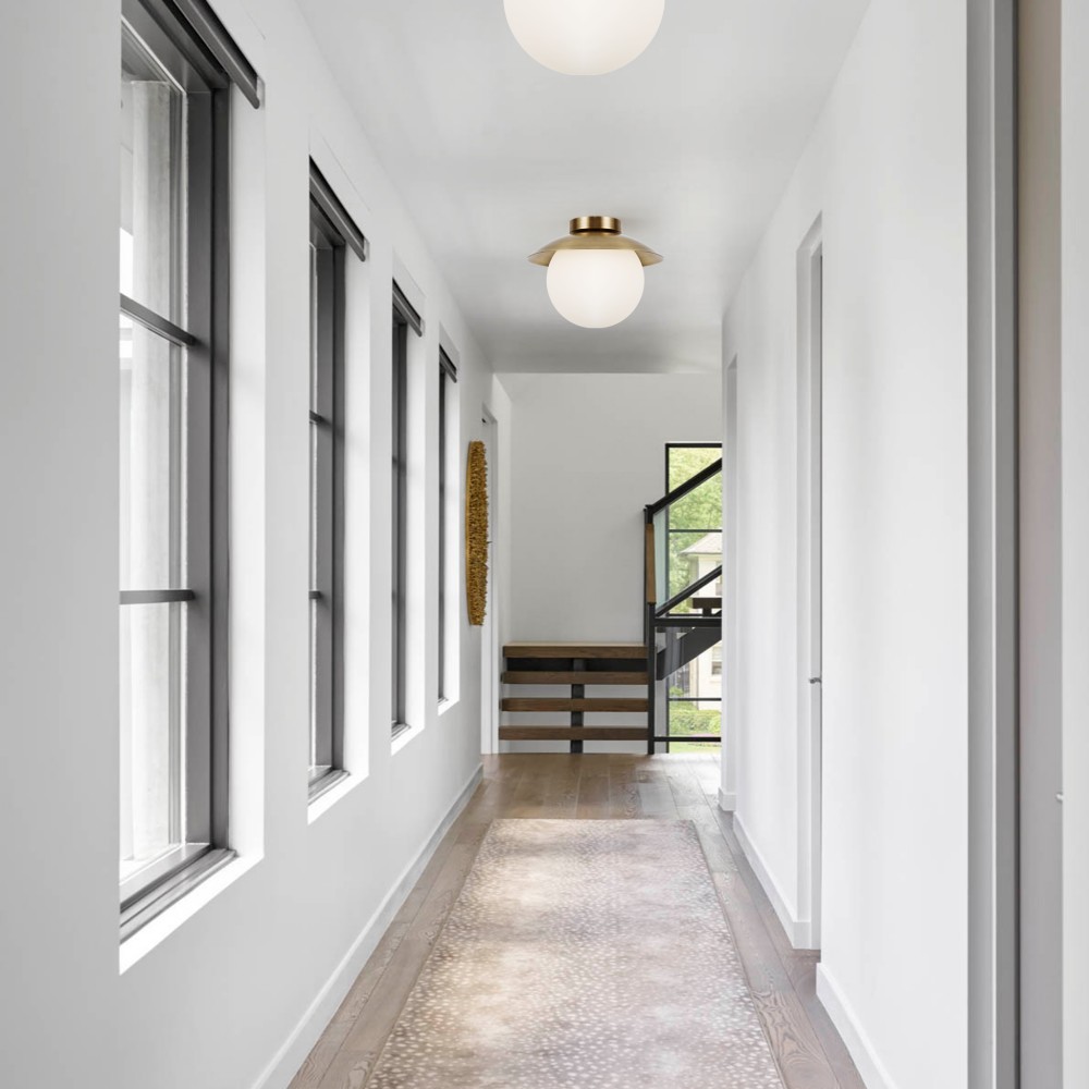 Ceiling Light Chandelier Ceiling Light Modern Ceiling Lights Round Copper Frosted Glass Globe Luxury Living Room Bedroom Hallway
