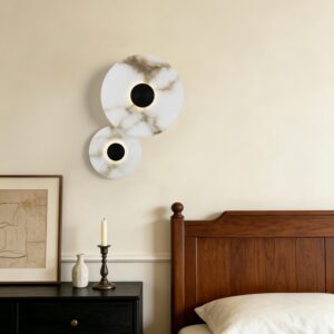 Wall Lamp LED Wall Light Copper Alabaster Modern Decorative Lighting Fixture Luxury Interior for Hotel Villa Living Room Bedroom